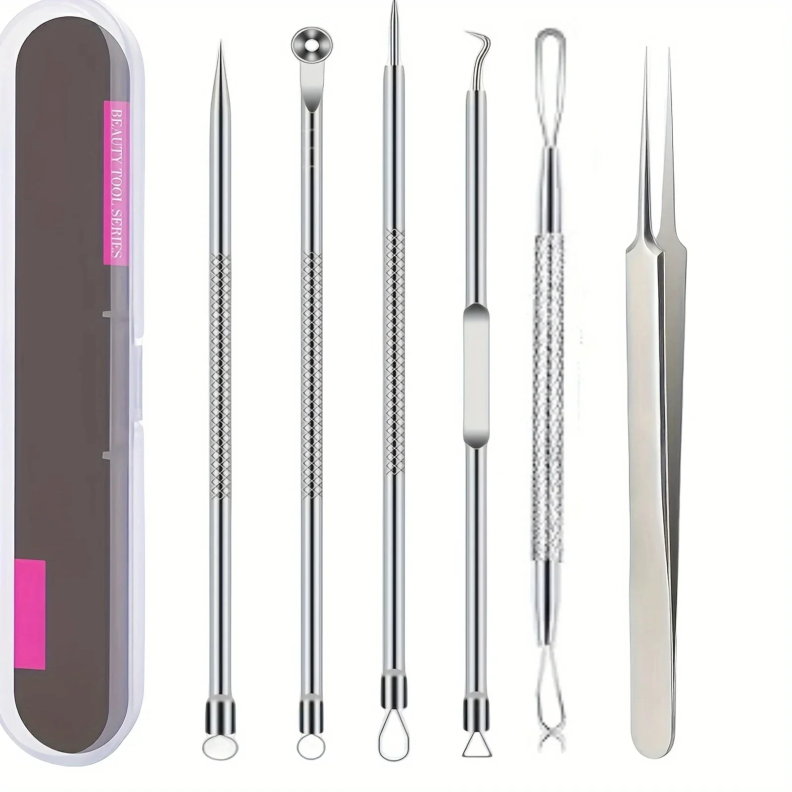 Skincare Qv - Juego de pinzas para espinillas ultraprecisas,