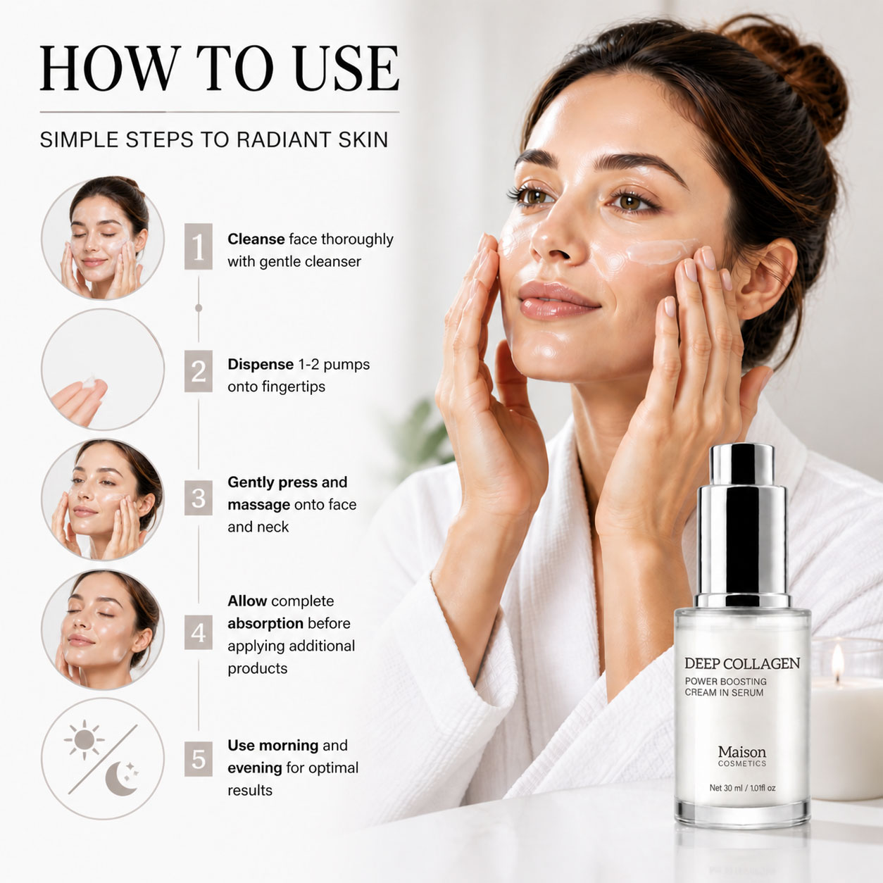 Suero de Colágeno Profundo, Su - Skincare Skintific reseña y precio