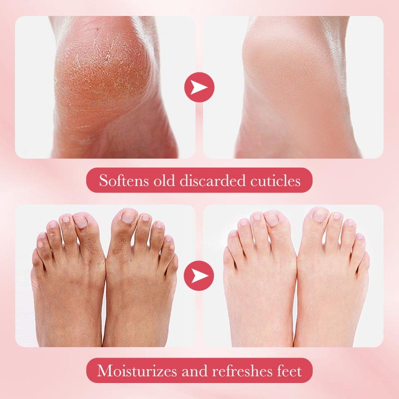 1 par de mascarillas para pies - Skincare Qv reseña y precio