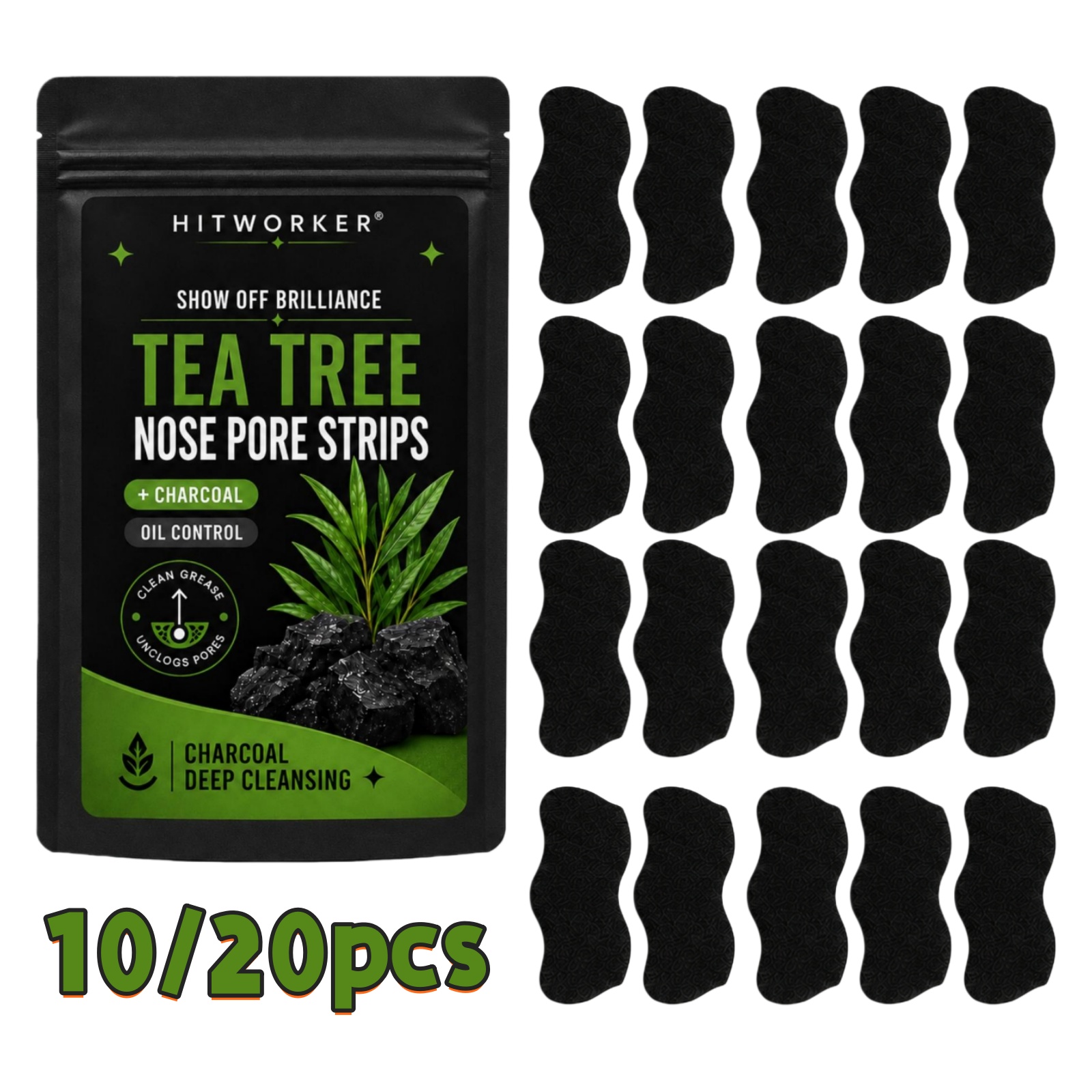 10/20 Piezas de Tiras Negras p - Skincare Qv reseña y precio